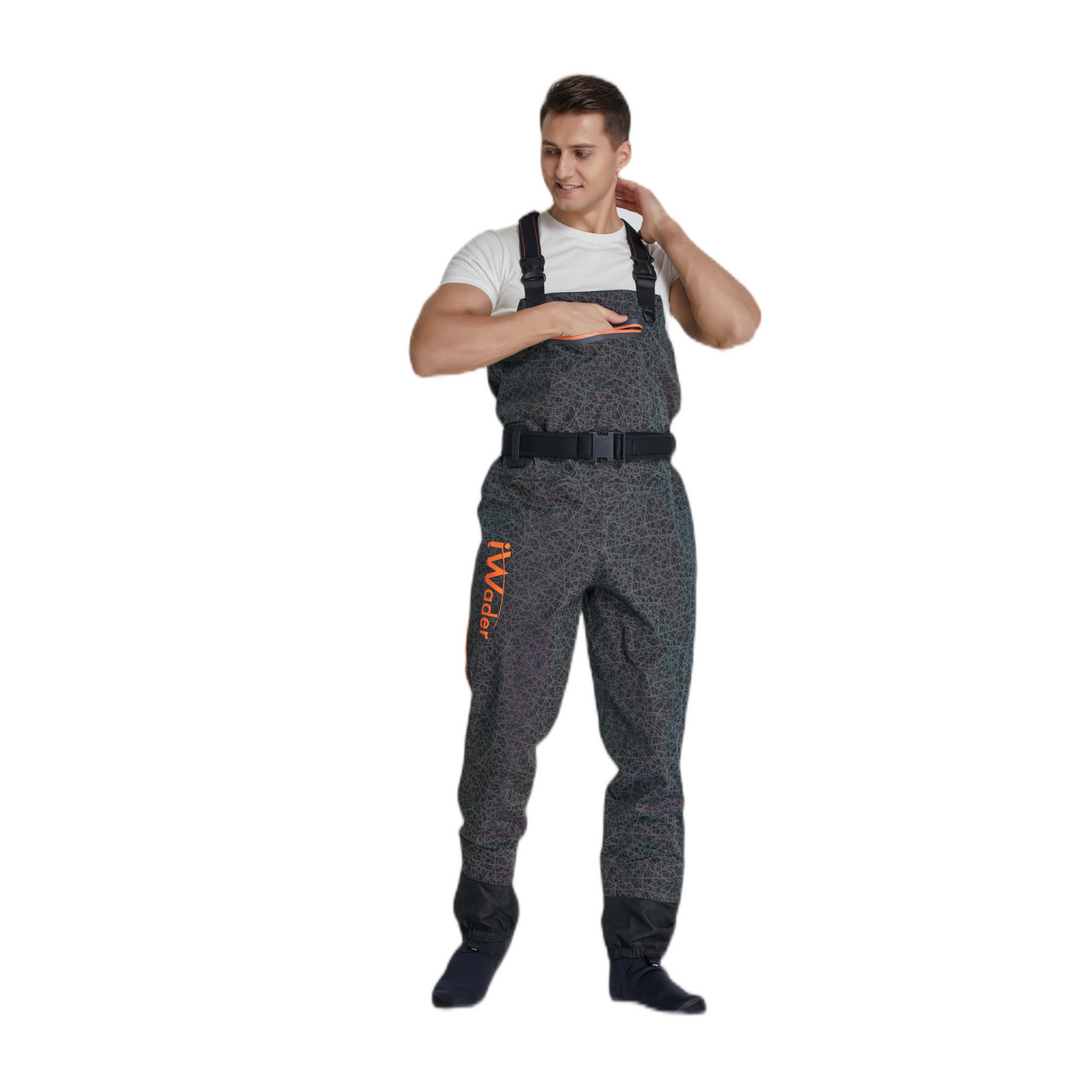 C7  Camo Breathable Waders-A night fishman’s(hunting)Protective suits